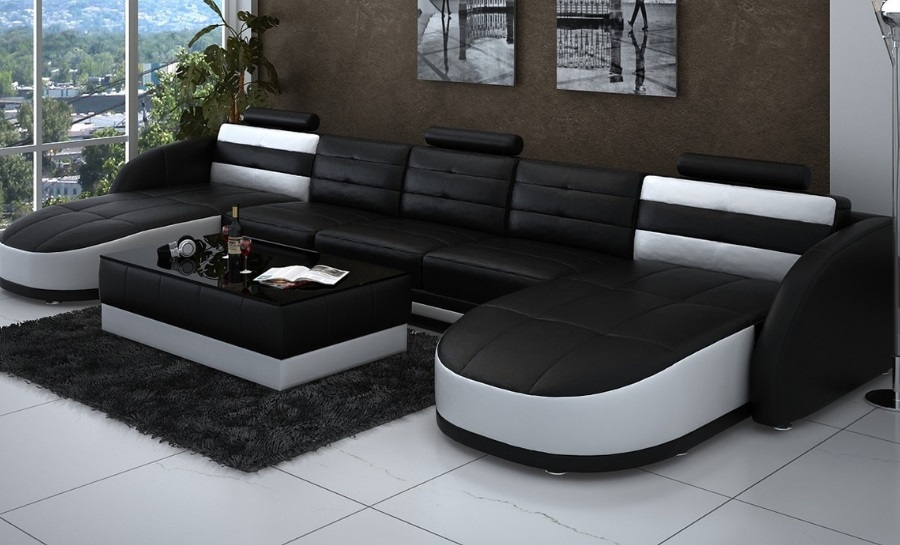 Nova - U2 Leather Sofa Lounge Set